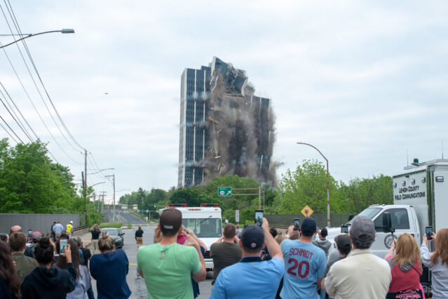 Bethlehem Steel's Landmark Martin Tower Is Imploded